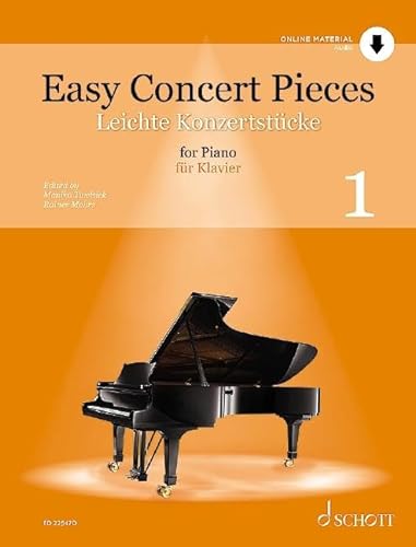 Leichte Konzertstücke: 50 leichte Stücke aus 5 Jahrhunderten. Band 1. Klavier. (Easy Concert Pieces, Band 1, Band 1)
